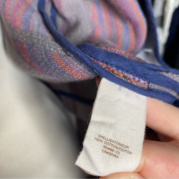 Anthropologie Idra Gray Multicolor Button Front Blazer No Belt - Picture 7 of 9